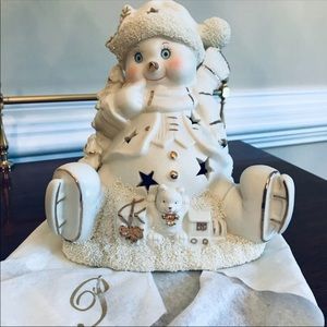 NEW Large Sitting Snowman